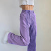Sandra - patchwork corduroy broek met vintagelook