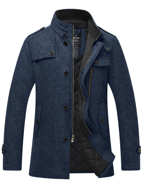 Jan | Herrenjacke aus Wollmischung mit Stehkragen