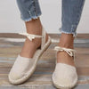 Lieke | Espadrilles aus Canvas mit Knöchelriemen