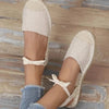 Lieke | Espadrilles aus Canvas mit Knöchelriemen