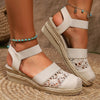 Esmee | Espadrilles mit geschlossener Zehenpartie und Knöchelriemen