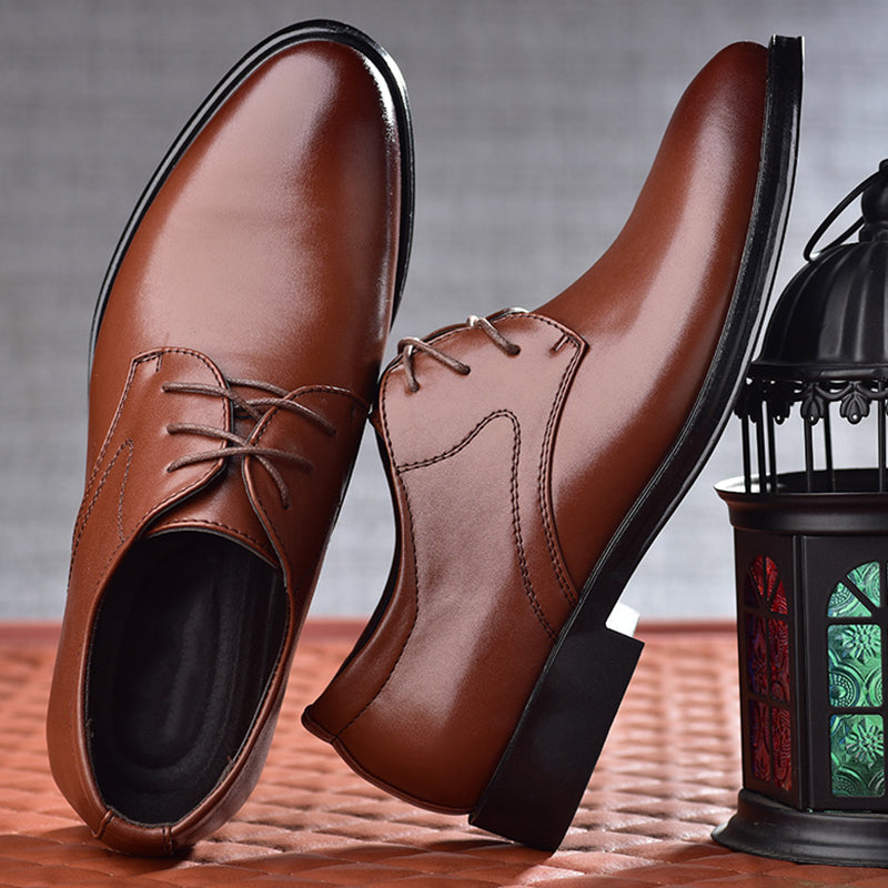 Thijs | Matte Leder Herren Schnürschuhe