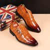 Sebastiaan | Krokodilleder Business-Schuhe mit Dreifacher Schnalle