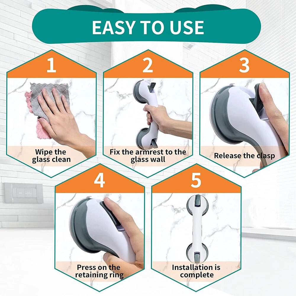 SafetyEase™ - Erhöhen Sie die Sicherheit im Badezimmer mit BathGrip™!