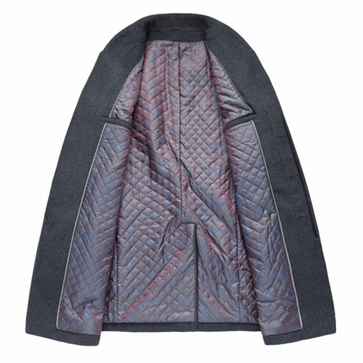 Jasper | Winterlanger Herren-Wollpeacoat