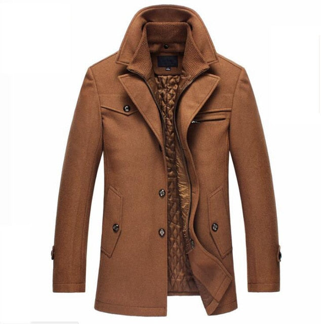 Willem | Warmer Woll-Herren-Winter-Peacoat