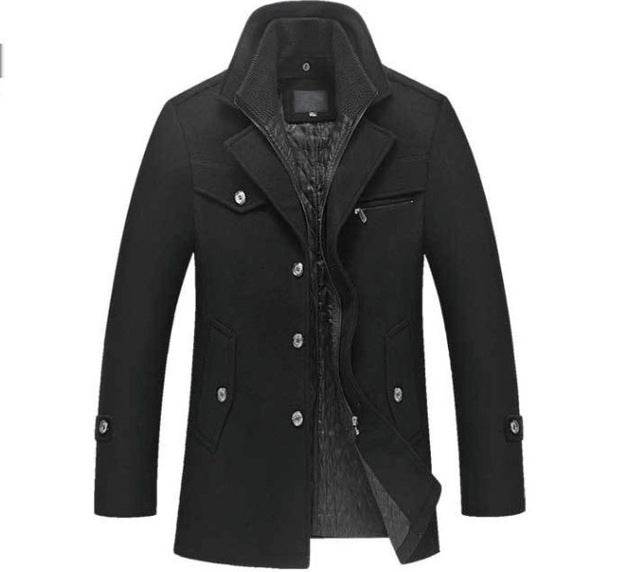 Willem | Warmer Woll-Herren-Winter-Peacoat