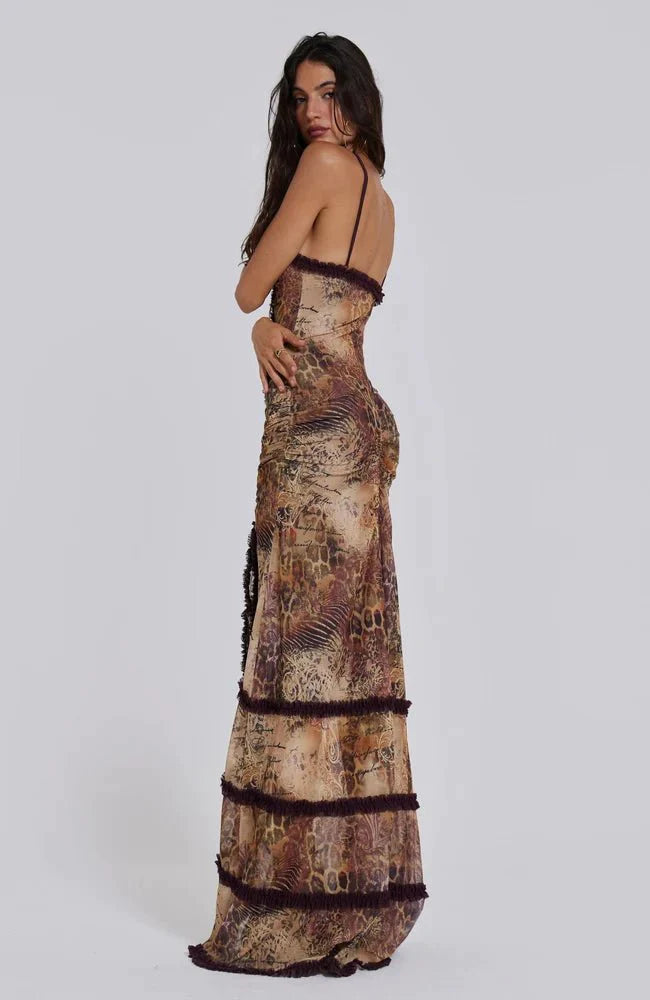 GoddessGlow™ - Strahlen Sie in unserem Sunrose Maxikleid