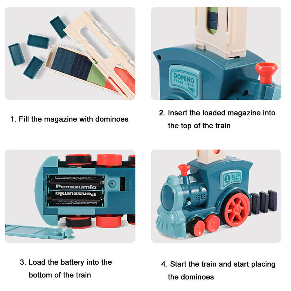 DominoExpress Elektrisches Wunder™: Entfesseln Sie ein automatisiertes Domino-Abenteuer