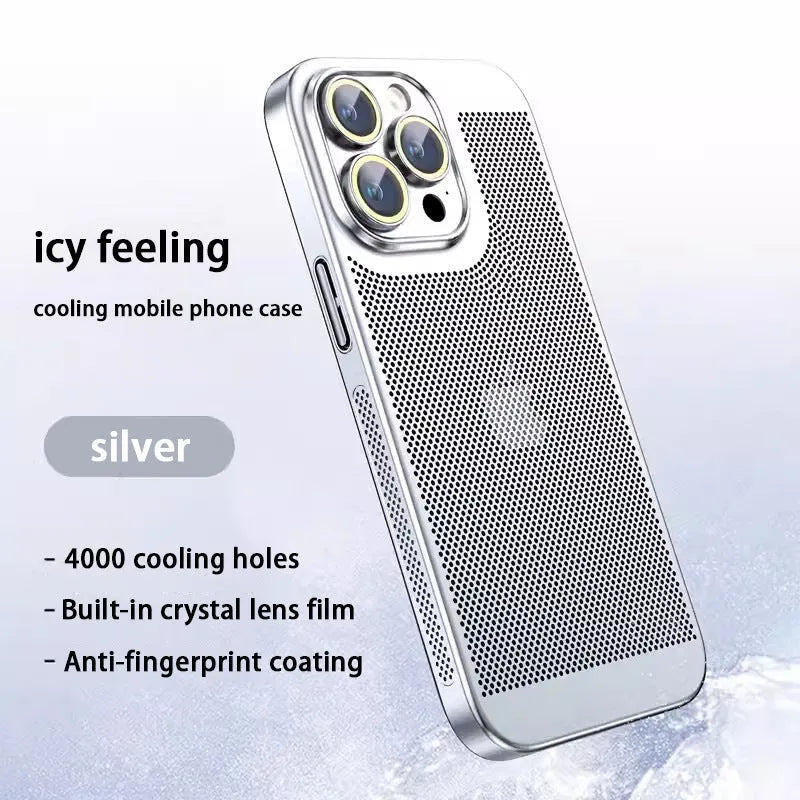 CoolTech™ - Ultraleichte hitzebeständige iPhone-Hülle mit innovativer Kühltechnologie.
