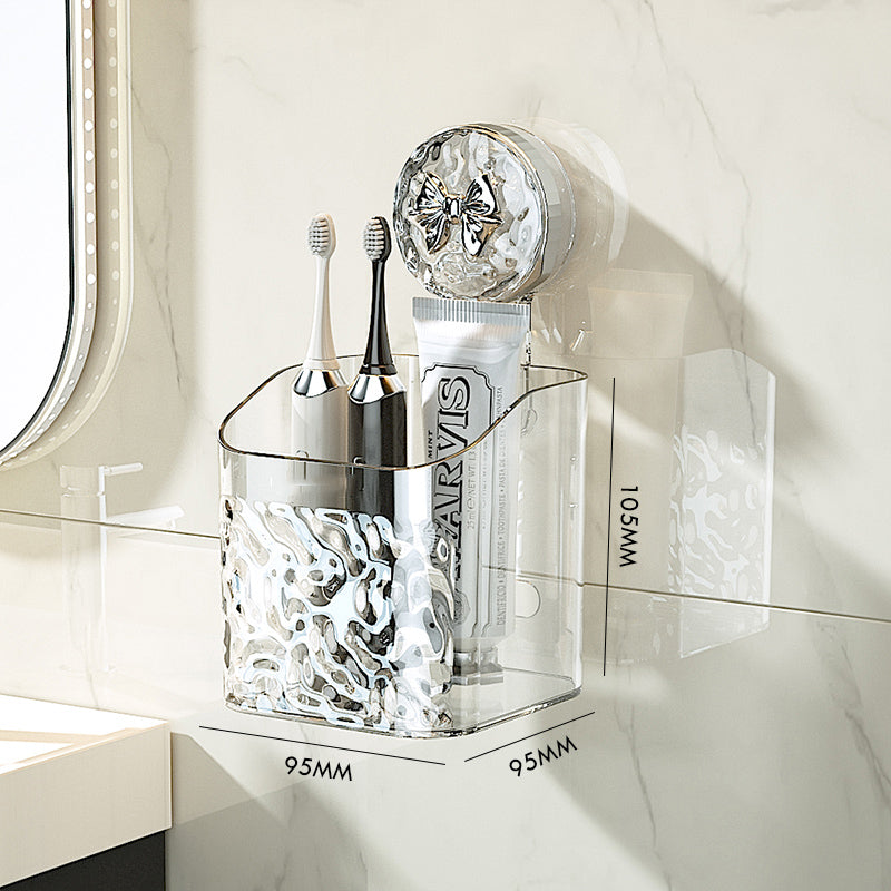 CrystalClear™ - Elegantes Saugnapfregal für Badezimmer & mehr.