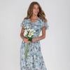 Enora | Vintage geblümtes Kleid
