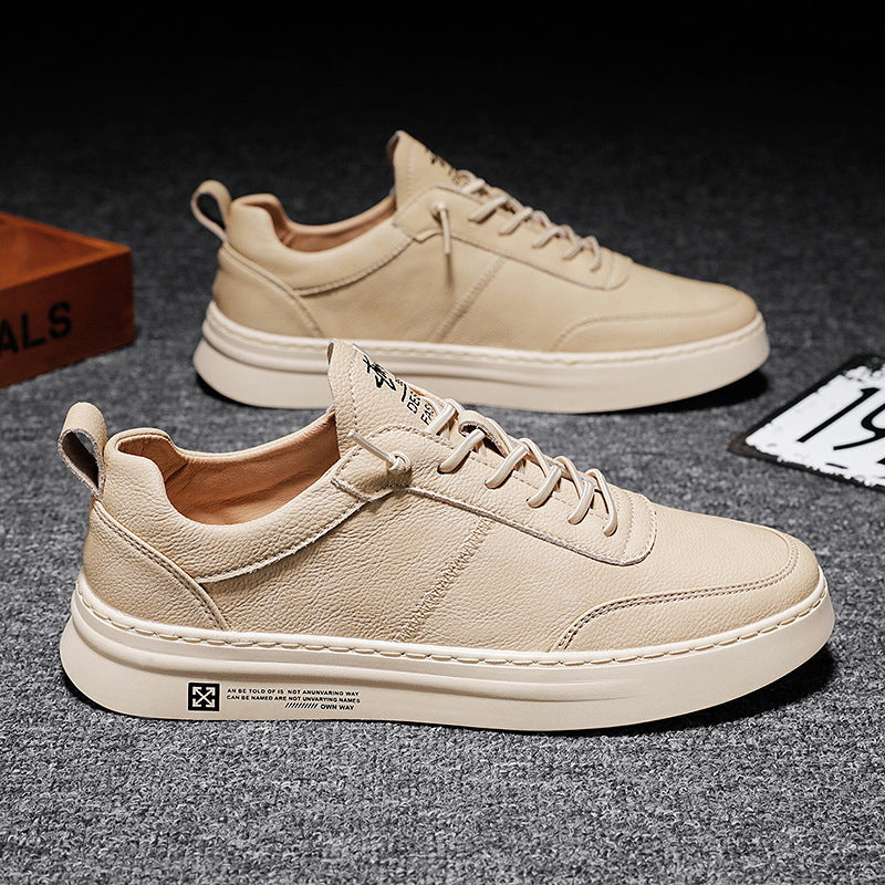 Luuk | Atmungsaktive Weiße Herren-Sneaker