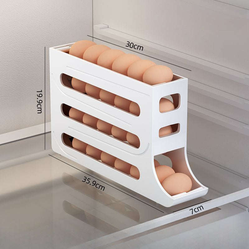 EggMaster™ - Der intelligente Eier-Dispenser für perfekte Frische und Ordnung.