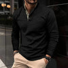 Joris | Stijlvolle longsleeve polo met gekleurde boordkraag