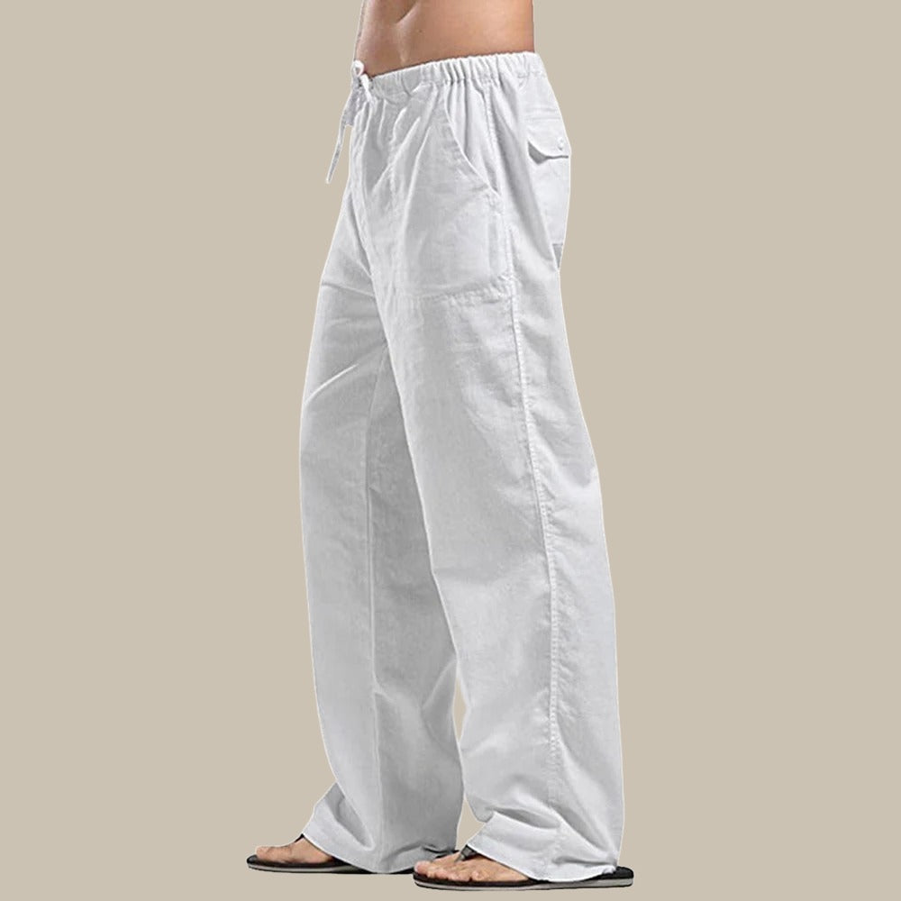 Daan | Stilvolle Sommer Leinenhose Für Herren