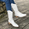 Fleur | Elegant Metallic-Cowboystiefel