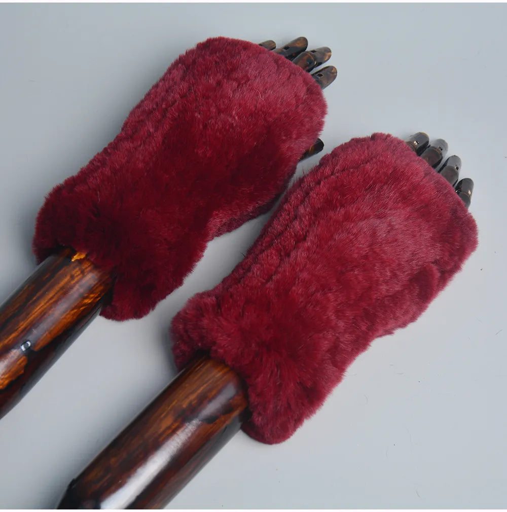Nina | Warme & Trendige Fingerlose Handschuhe