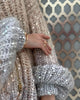 Lustrous™ Gestrickte Pulloverjacke mit Pailletten