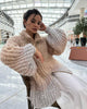 Lustrous™ Gestrickte Pulloverjacke mit Pailletten