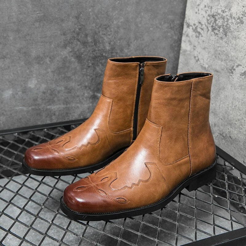 Bram | Klassische Cowboy Stiefel für Herren