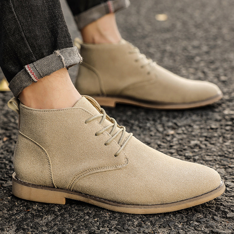 Mats | Herren Hohe Schnürschuhe aus Wildleder