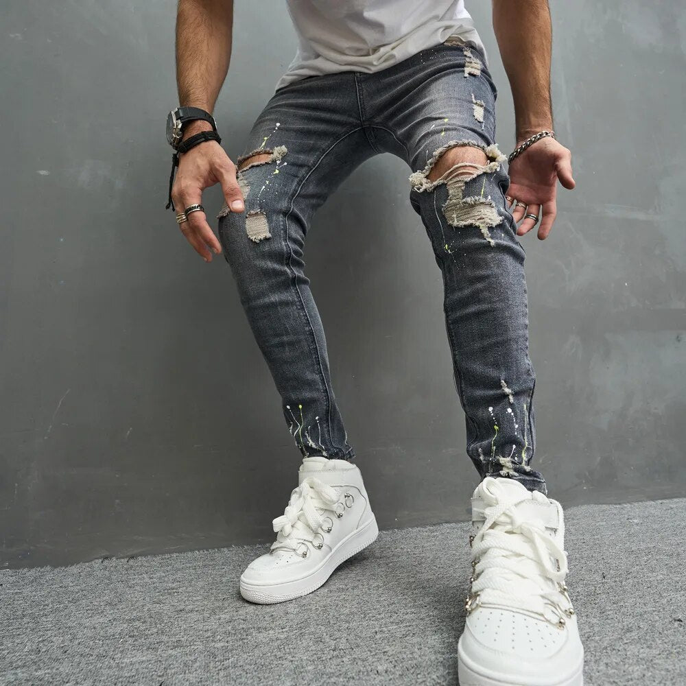 Jort | Elastische Slim-Fit Herrenhose