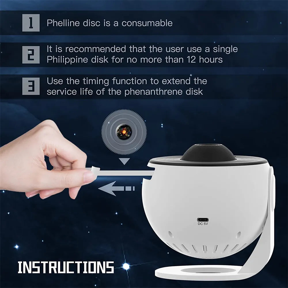 Stellar™ Die Magie des Kosmos in Ihrem Schlafzimmer!