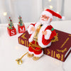 Kletternder musikalischer Weihnachtsmann