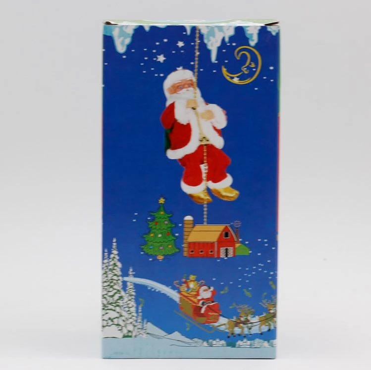 Kletternder musikalischer Weihnachtsmann
